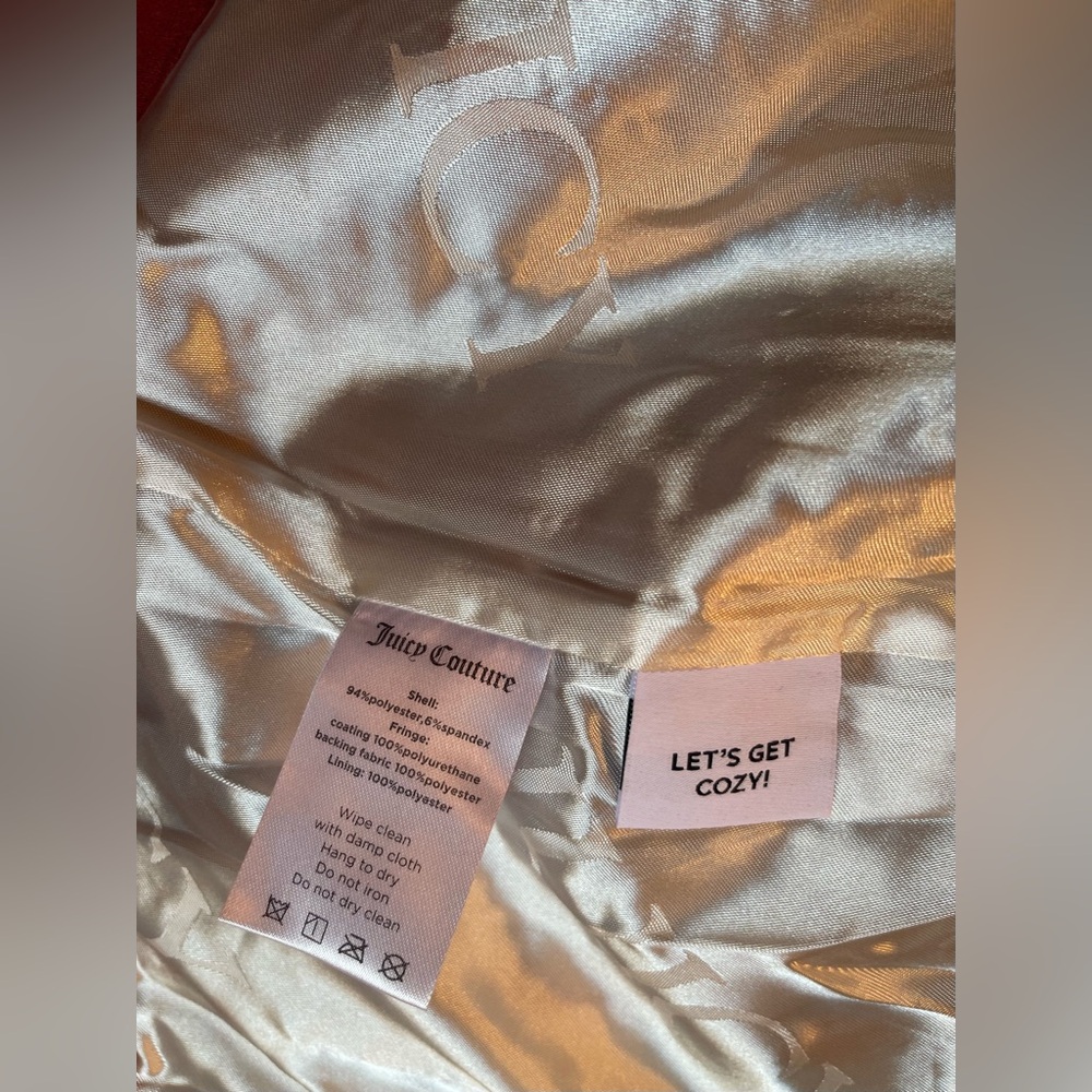 Juicy Couture Women's Bold Rust Suede Fringe Jacket New with tags. Size S - Picture 5 of 8
